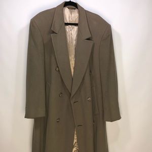 Pierre Cardin Tan Wool Pea Coat
